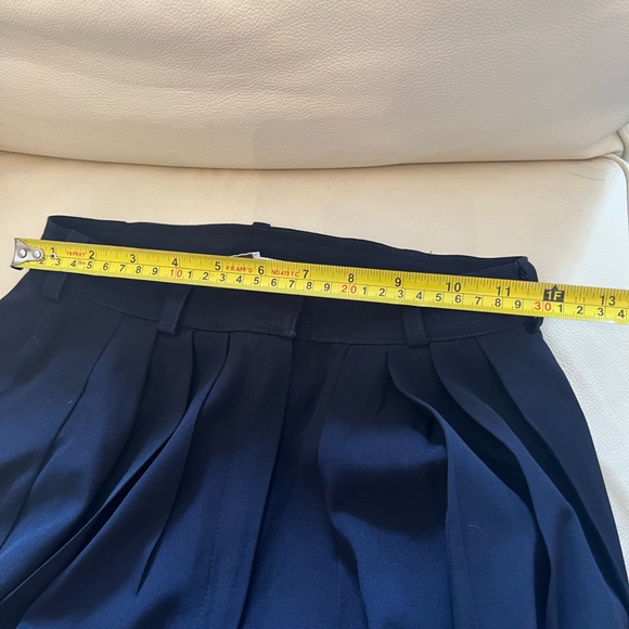 Jasper Conran for Henri Bendel Navy two piece women’s long coat and pants vtg - Picture 8 of 11